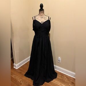 Women’s maxi dress special event wedding guest dress black size 16